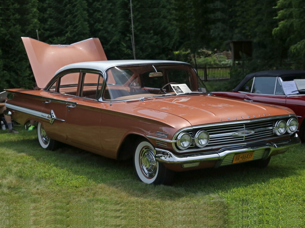 Chevrolet Impala (1719, 1819) 2 поколение, рестайлинг, седан (10.1959 - 09.1960)